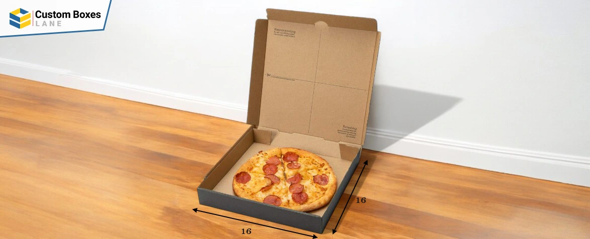 Dimensions of Custom Pizza Box Size